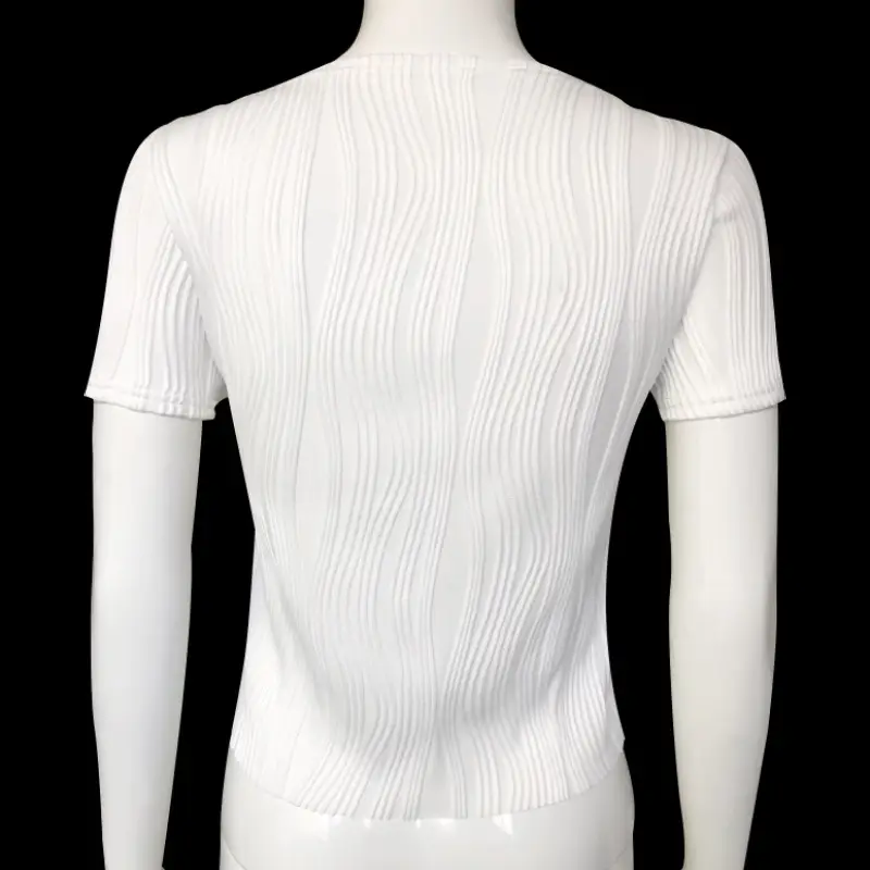 Women's White Patchwork Long Sleeve Top 2025 — feature 29