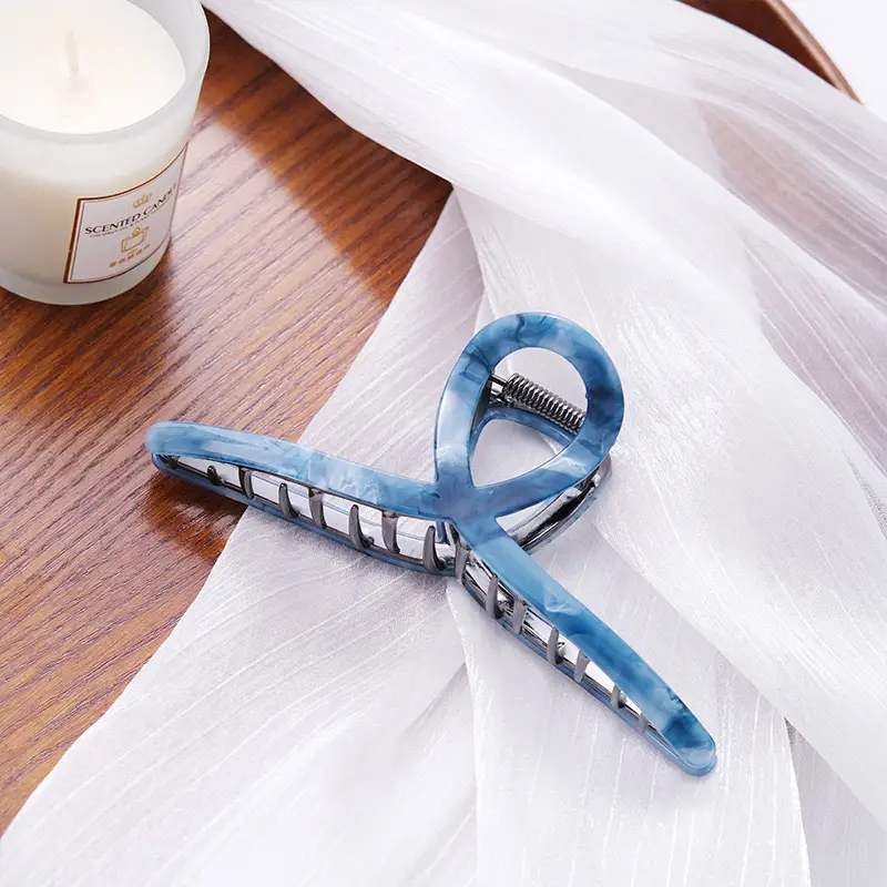 Elegant Metal Acetic Acid Hairpin Women's Clip - Image 10