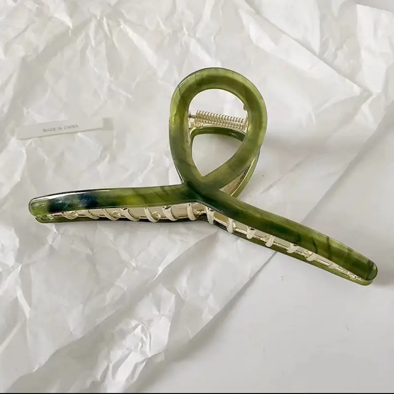 Elegant Metal Acetic Acid Hairpin Women's Clip - Image 4