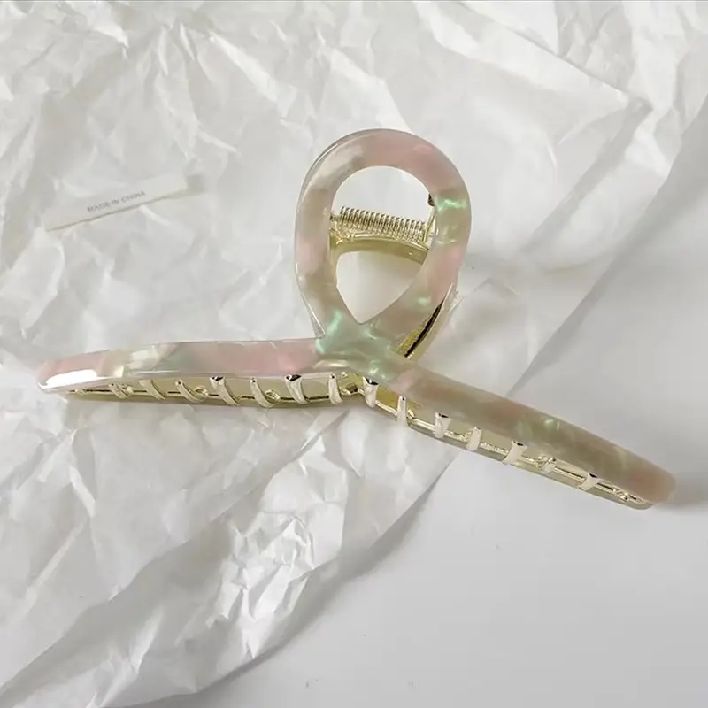 Elegant Metal Acetic Acid Hairpin Women's Clip - Image 5