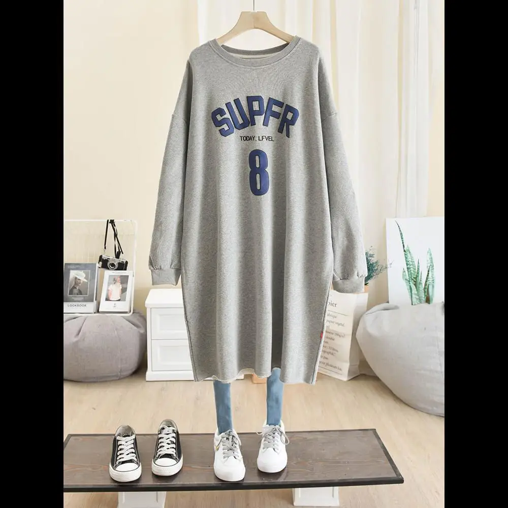 Maternity Women Cotton Long Sleeve Oversized Sweater Set - Image 3