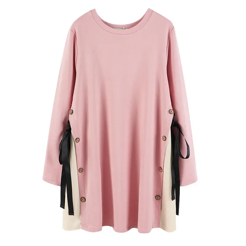 Maternity T-Shirt Set Light Blue Long Sleeve - Image 8