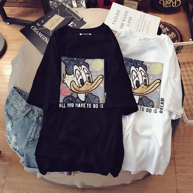 2023 Pregnant Women Cotton T-Shirt Loose Plus Size - Image 20