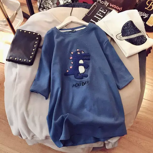 2023 Pregnant Women Cotton T-Shirt Loose Plus Size — feature 13