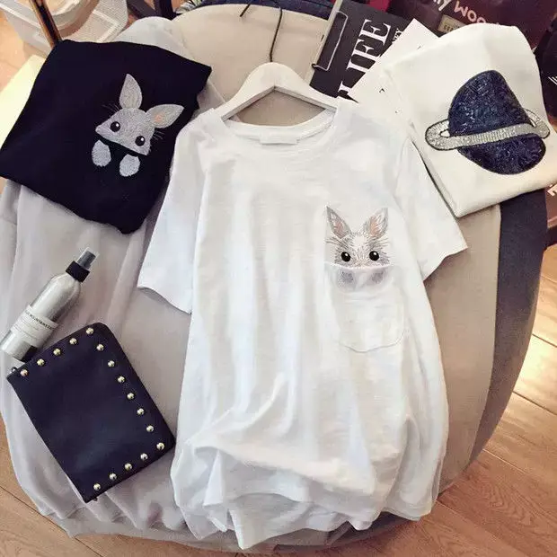 2023 Pregnant Women Cotton T-Shirt Loose Plus Size — feature 21