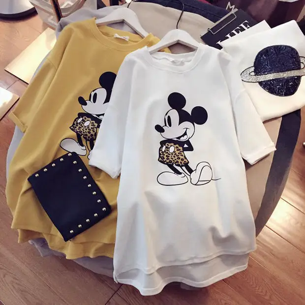 White (Leopard pants Mickey paragraph)