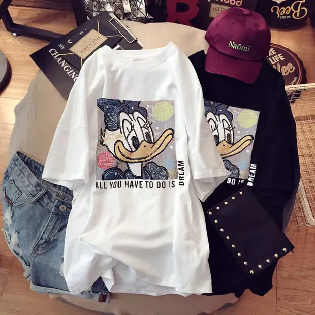 White (female Donald Duck letters)