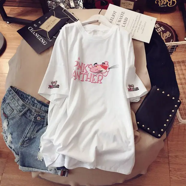 2023 Pregnant Women Cotton T-Shirt Loose Plus Size - Image 8