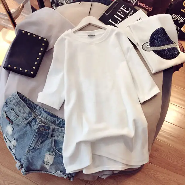 2023 Pregnant Women Cotton T-Shirt Loose Plus Size - Image 15