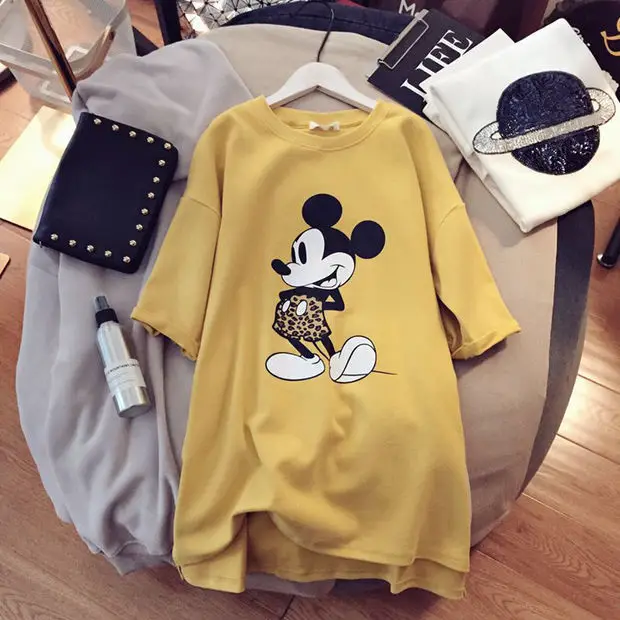 2023 Pregnant Women Cotton T-Shirt Loose Plus Size - Image 17