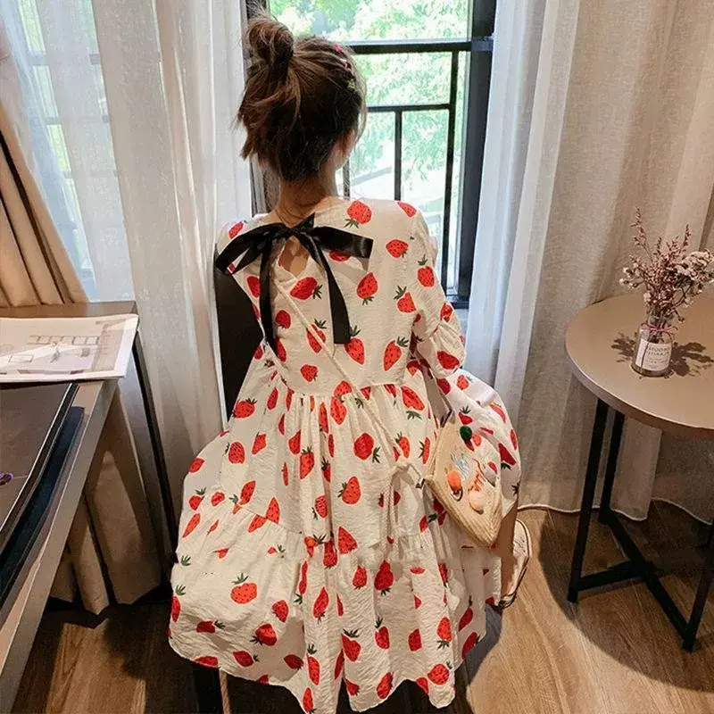 Maternity Floral Dress Summer Korean Short Sleeve Loose Fit — feature 7