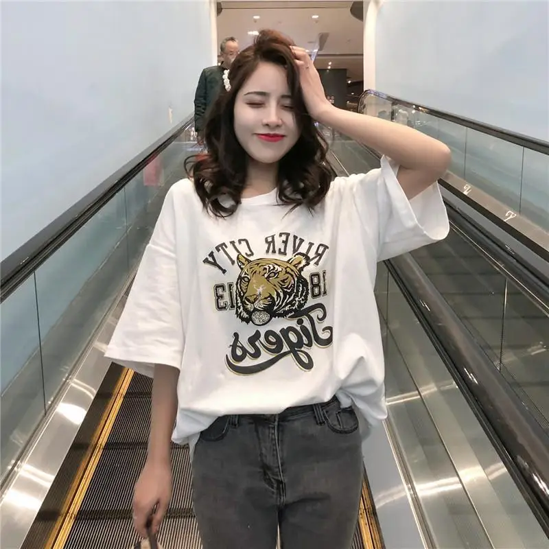 Pregnant Women Cotton Loose T-shirt All Size