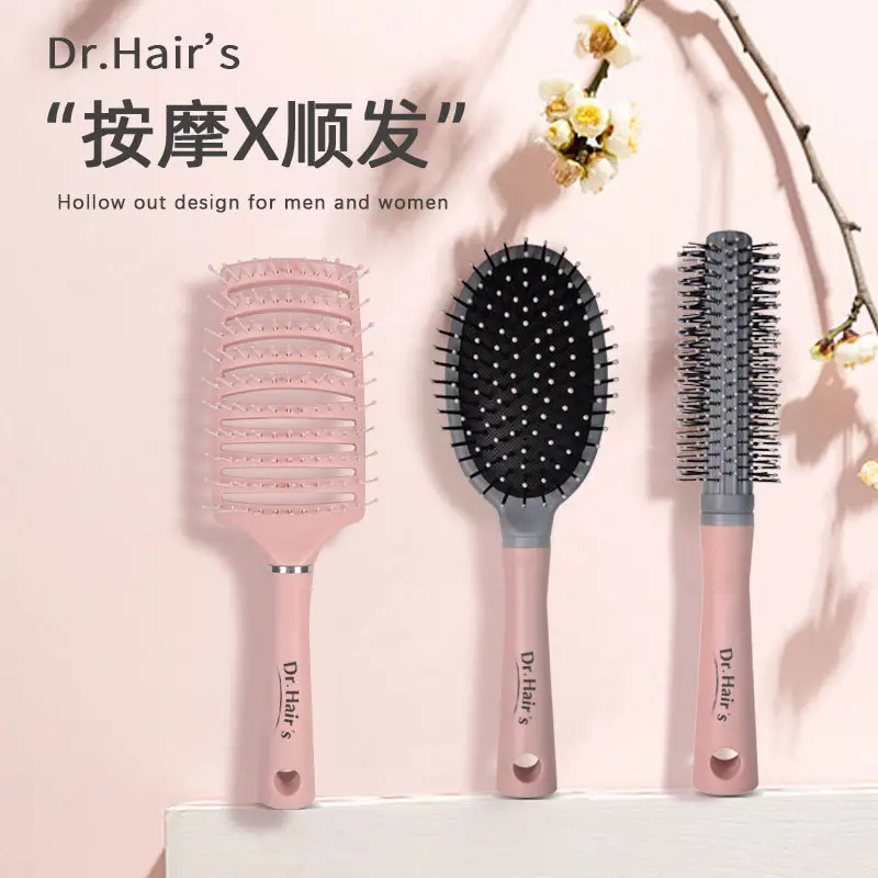 Women's Air Cushion Hair Brush 7cm Blue