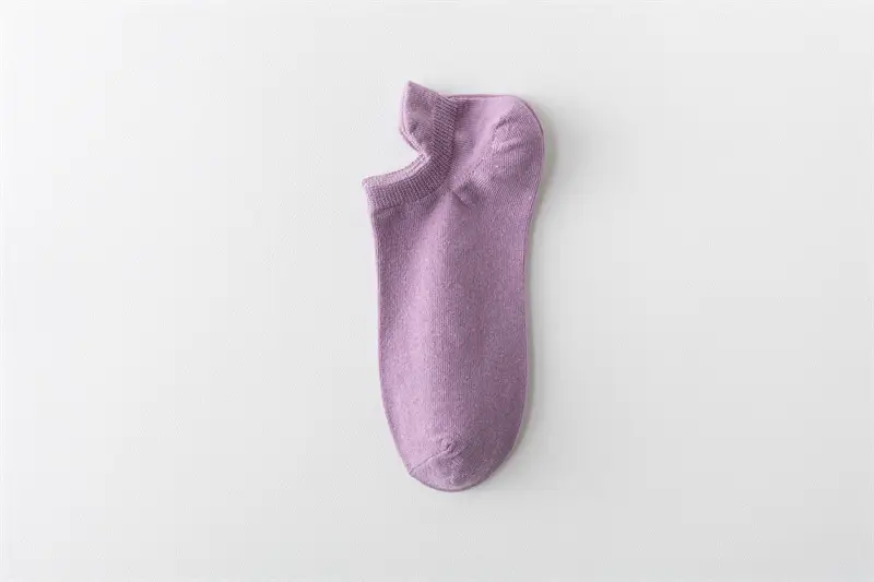 Short socks women's summer bear cloth label white thin boat Socks cute Japanese Joker solid color short socks Zhuji wholesale