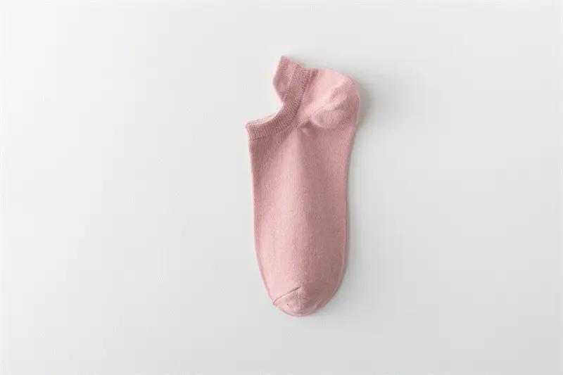 Short socks women's summer bear cloth label white thin boat Socks cute Japanese Joker solid color short socks Zhuji wholesale