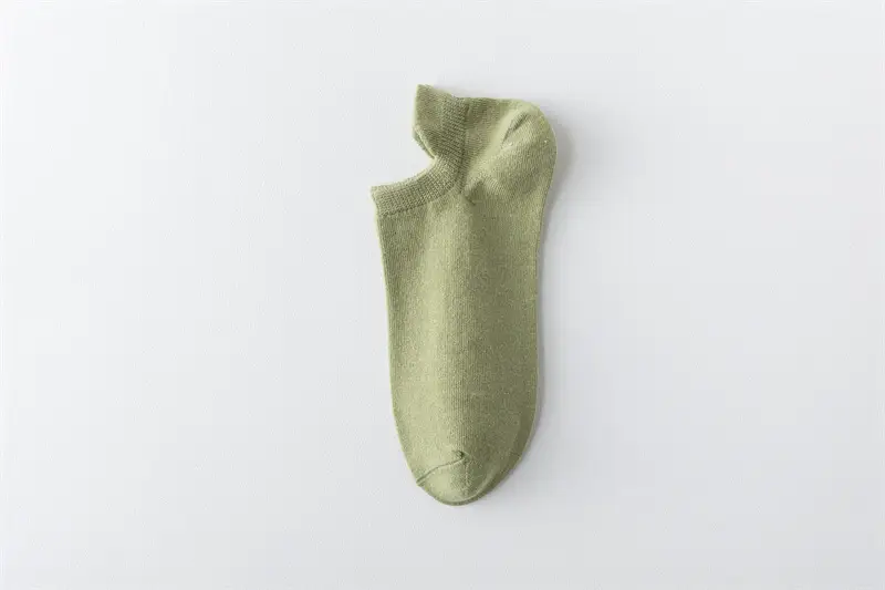 Short socks women's summer bear cloth label white thin boat Socks cute Japanese Joker solid color short socks Zhuji wholesale