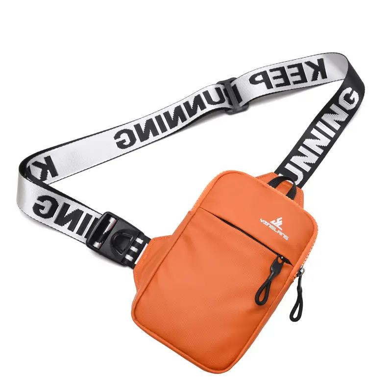 Orange Mini Crossbody Phone Bag for Men Women - Image 5