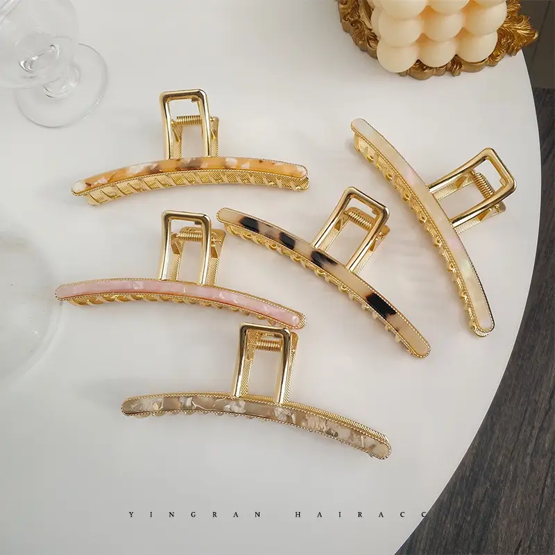 Golden Korean Style Hair Clip for Women - Image 7