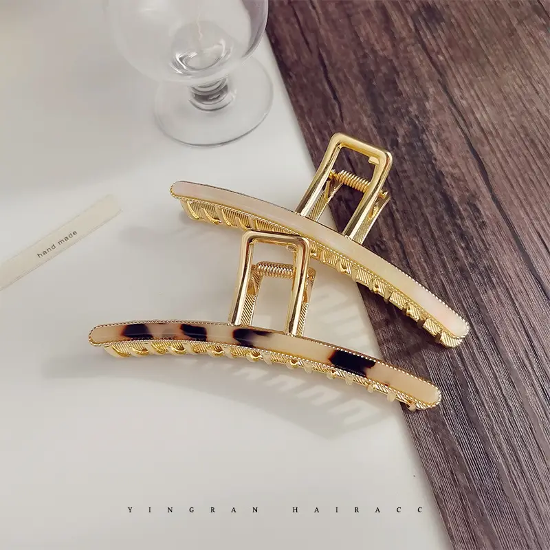 Golden Korean Style Hair Clip for Women - Image 8