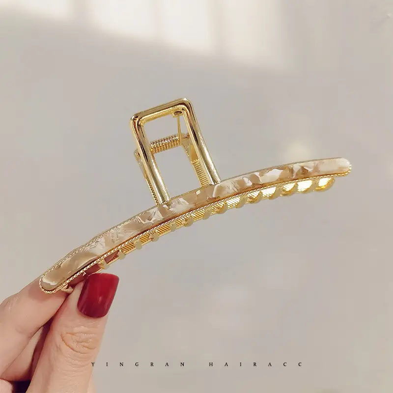 Golden Korean Style Hair Clip for Women - Image 10