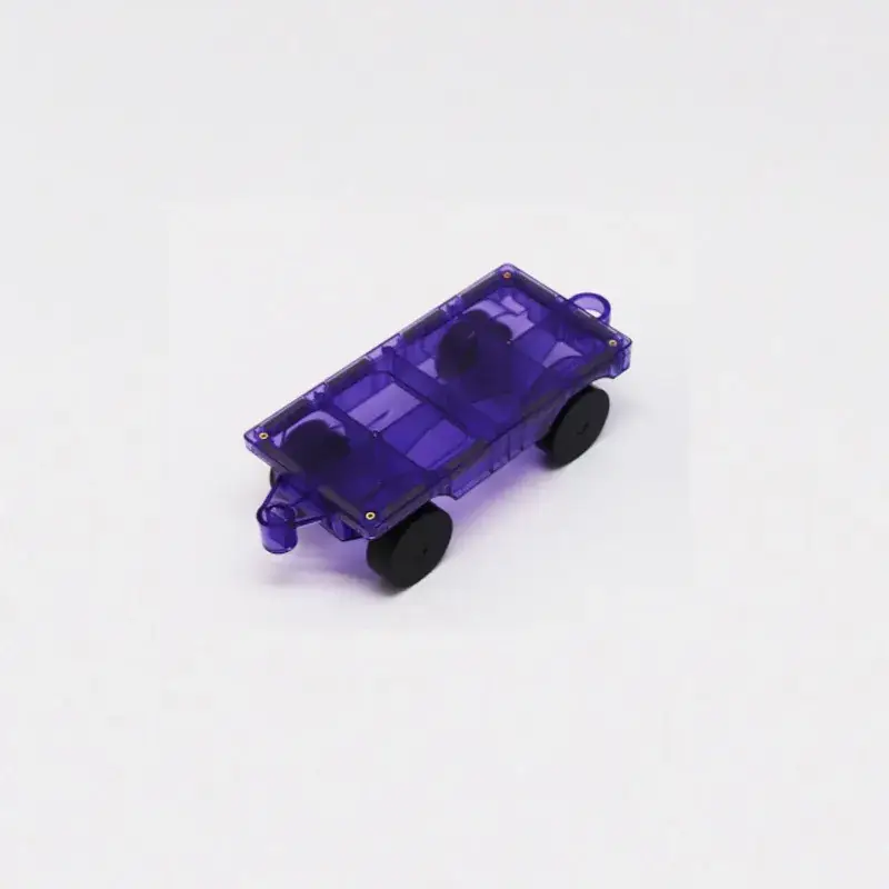 Purple Magnetic Car Toy for Boys Girls Puzzle - Image 2