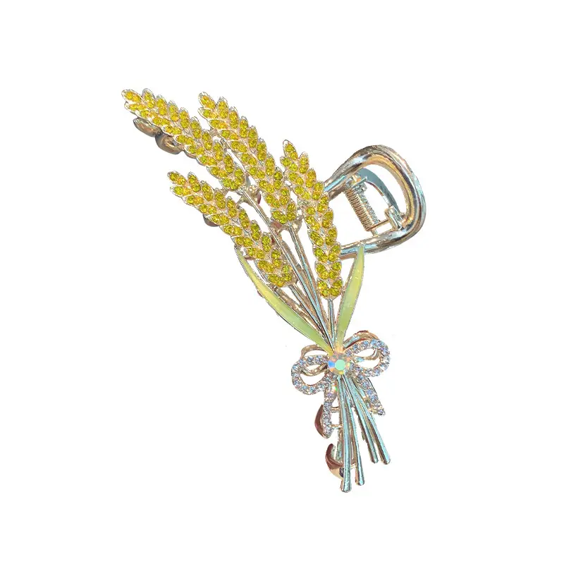 Wheat Hair Clip for Women Large Back of Head Hair Claw Clip - Image 6