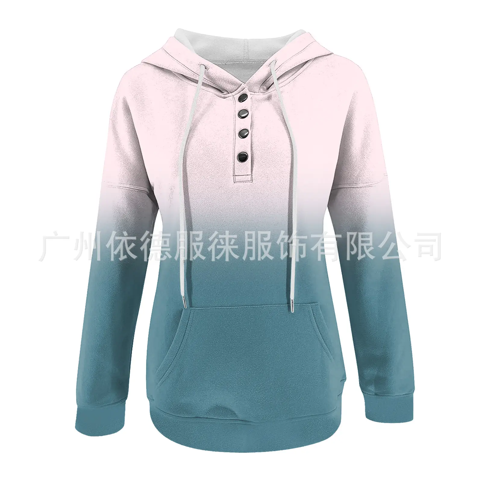 Women's Black Floral Hooded V-Neck Vest with Drawstring Pocket - Image 16