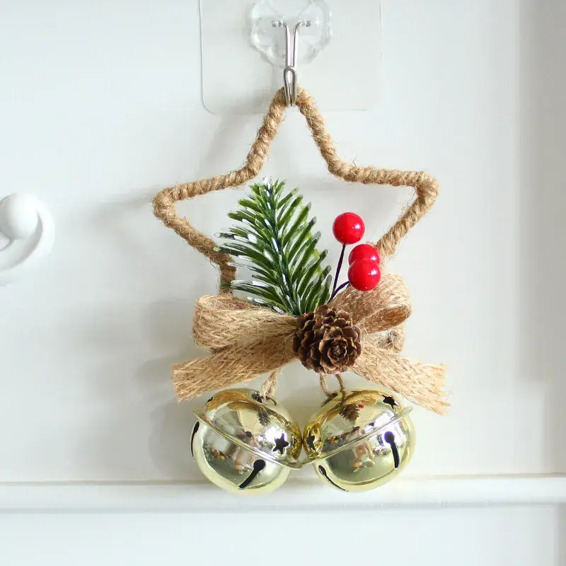 Cangyan Red Star Bell Pendant 33g DIY Christmas Decor - Image 7