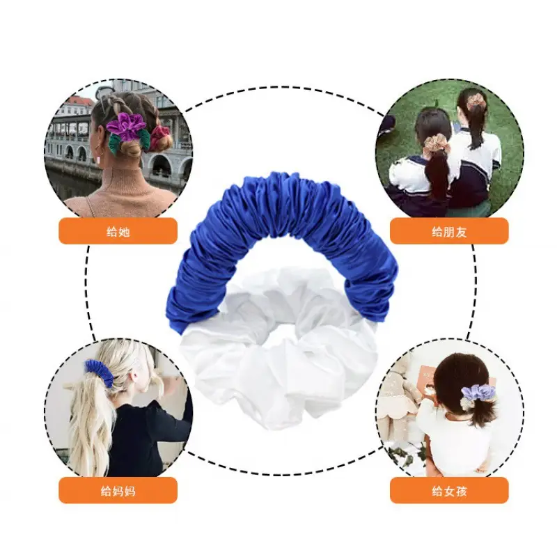 Blue Heat-Free Hair Coil Ball for Women - Image 7