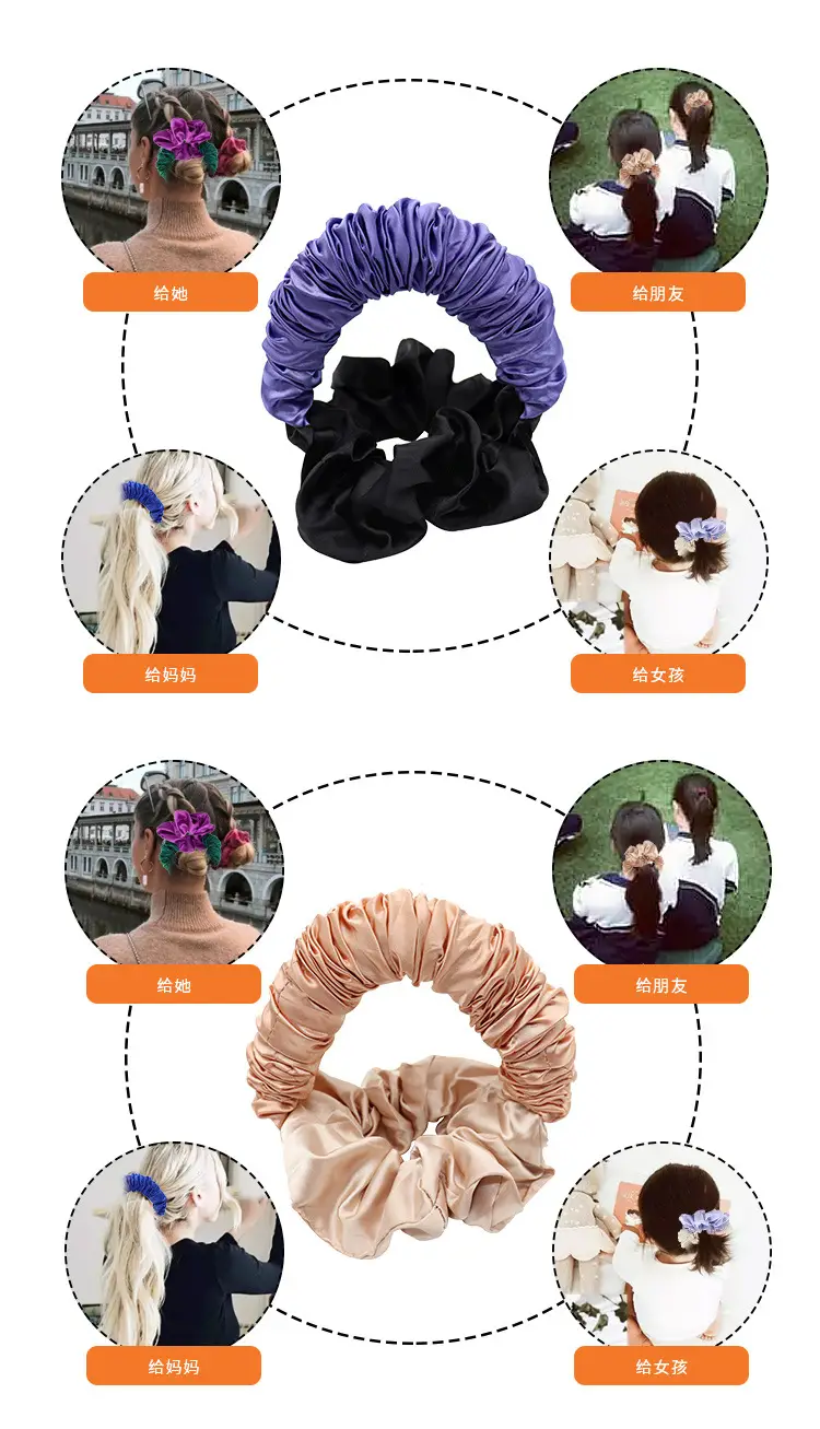 Blue Heat-Free Hair Coil Ball for Women — feature 15