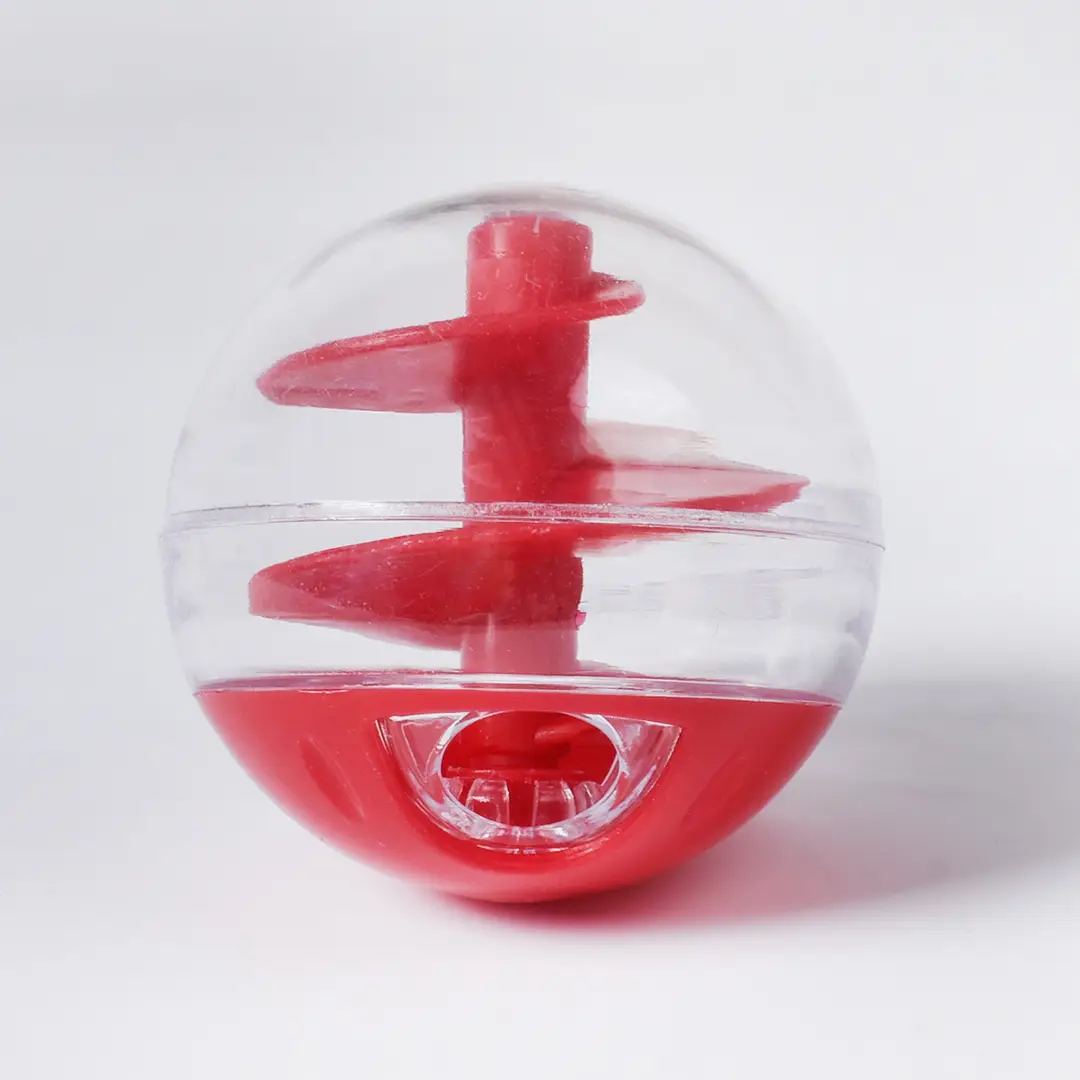 Cat Leakage Ball Cat Educational Small Toy Spiral Leakage Ball Pet Bite Resistant Training Fun Cat Leakage