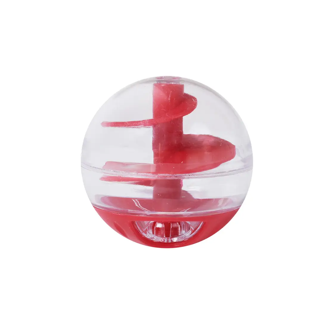 Cat Leakage Ball Cat Educational Small Toy Spiral Leakage Ball Pet Bite Resistant Training Fun Cat Leakage