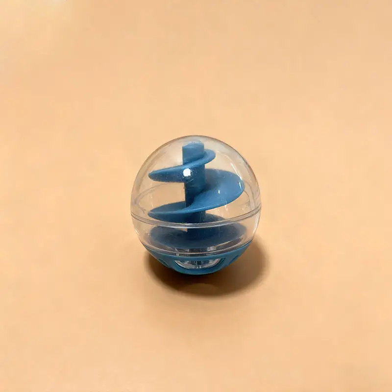 Cat Leakage Ball Cat Educational Small Toy Spiral Leakage Ball Pet Bite Resistant Training Fun Cat Leakage