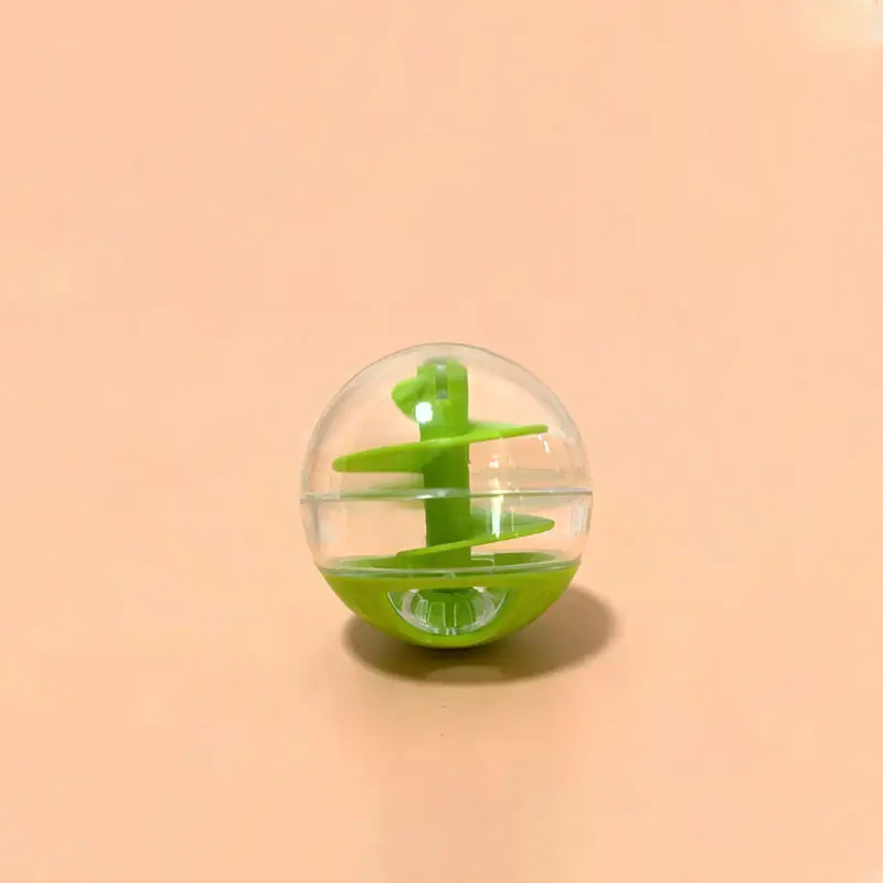 Cat Leakage Ball Cat Educational Small Toy Spiral Leakage Ball Pet Bite Resistant Training Fun Cat Leakage