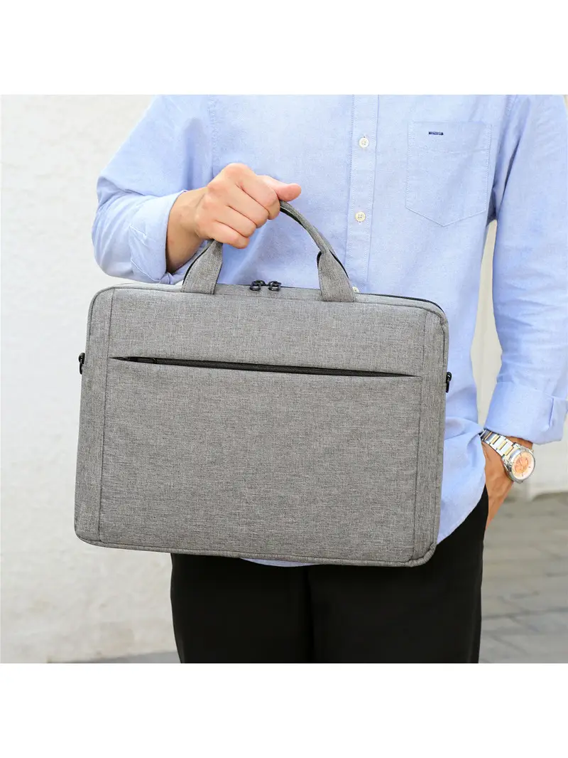 Men's Grey Wheeled Suiting Bag Large Capacity