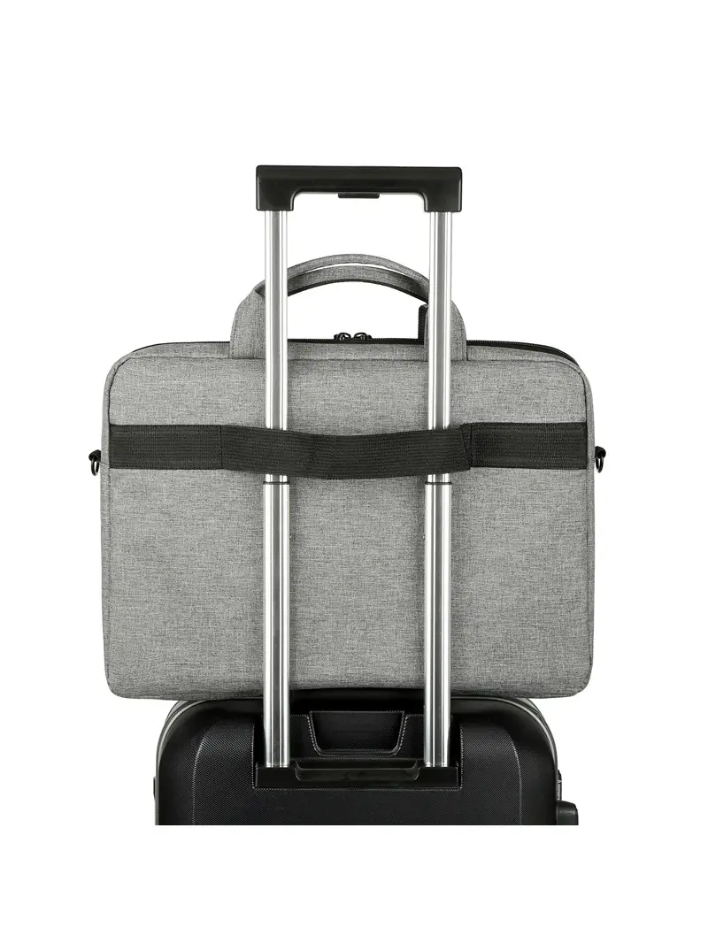 Men's Grey Wheeled Suiting Bag Large Capacity
