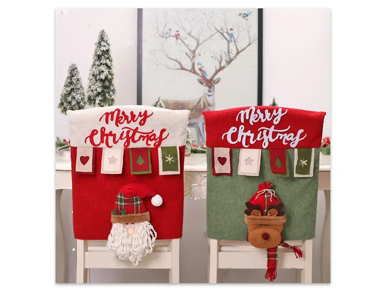 Christmas Chair Covers with Santa Design — feature 6