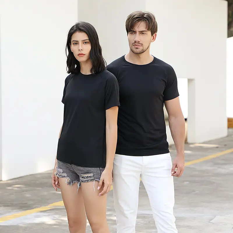 Men UV Soft Grey T-Shirt 170g Short Sleeve - Image 19