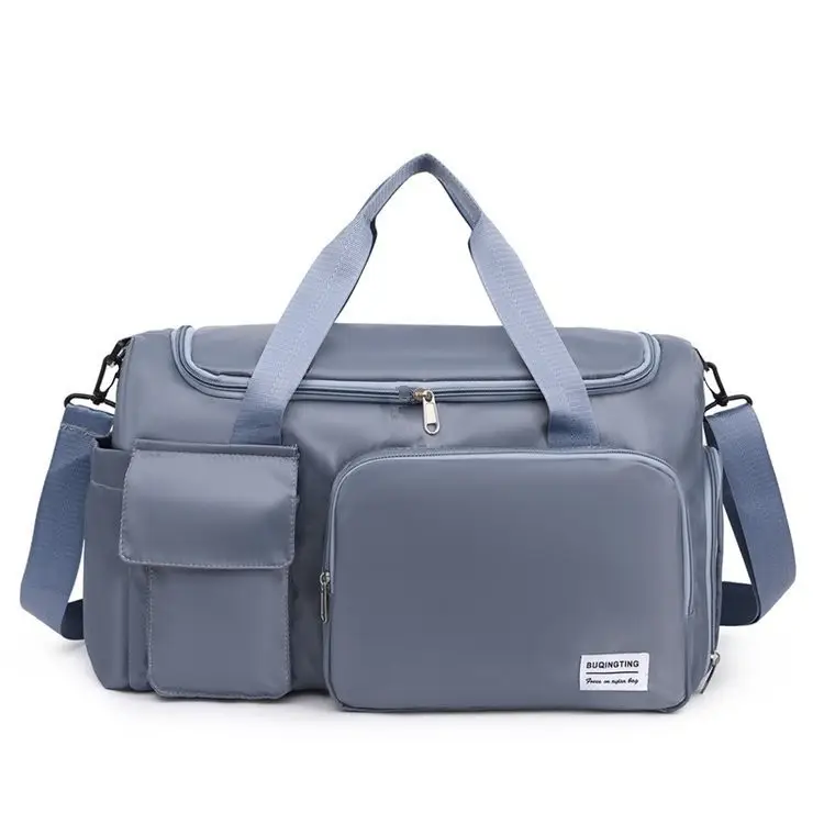 Women's Pink Travel Bag with Luggage Strap & Phone Pocket