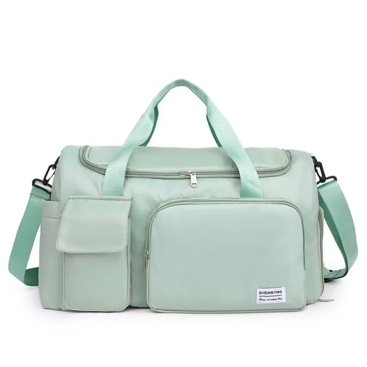 Women's Pink Travel Bag with Luggage Strap & Phone Pocket