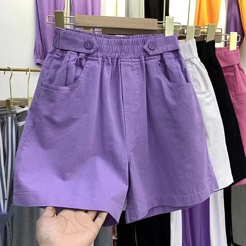 Women Denim Wide Leg Shorts 2026 Summer - Image 6