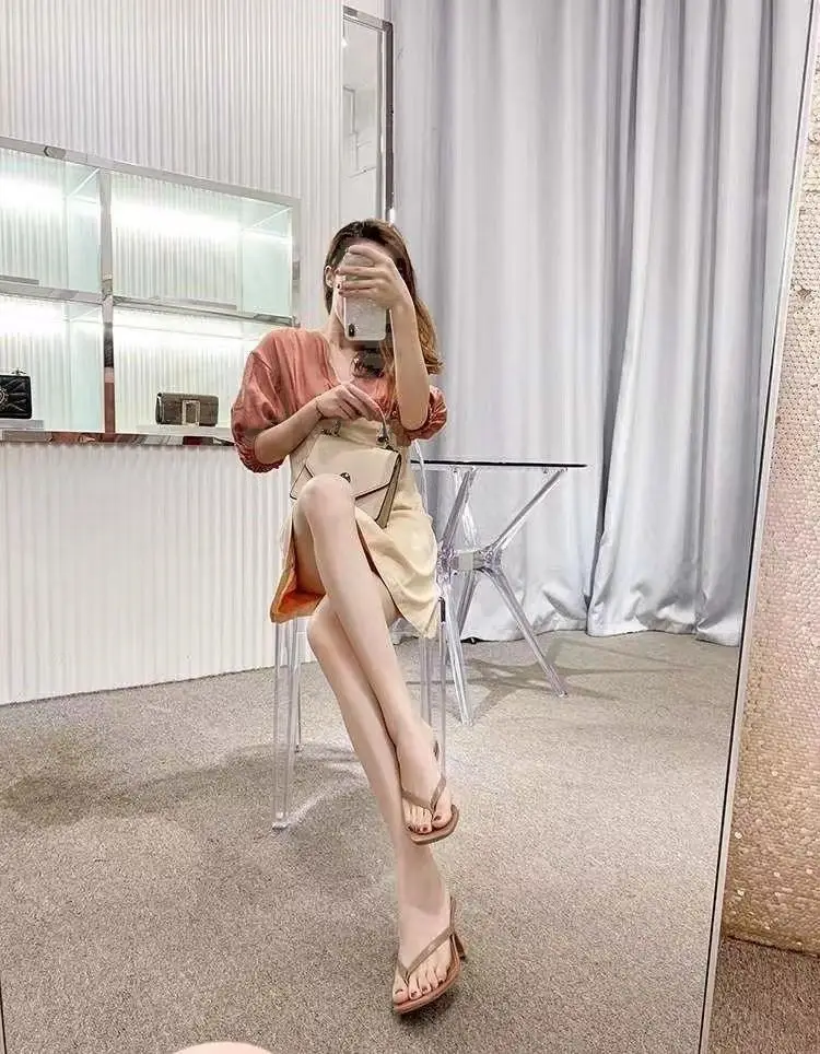 2022 Black Square Toe High Heel Sandals — feature 5
