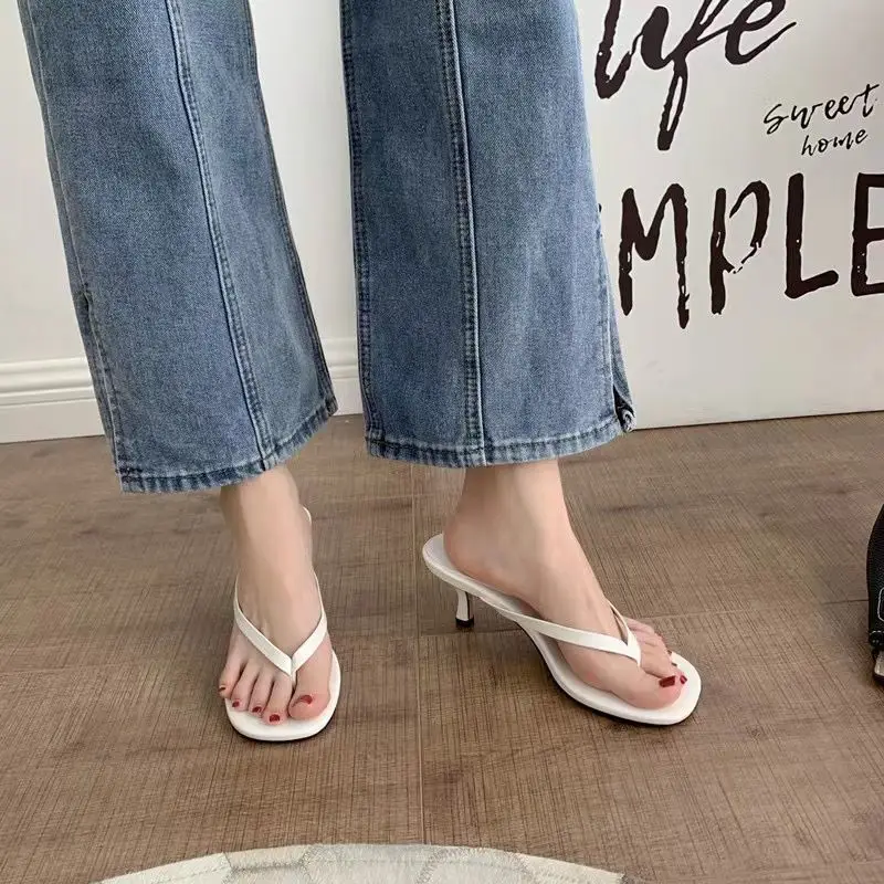 2022 Black Square Toe High Heel Sandals — feature 7