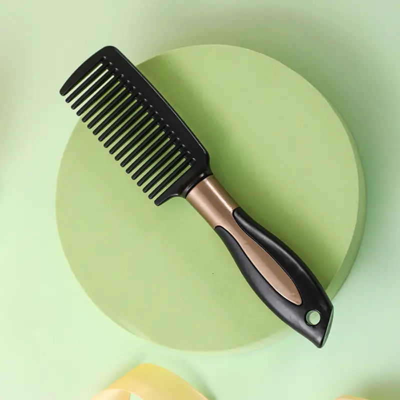 Dark Green Massage Hair Straightener Comb - Image 13