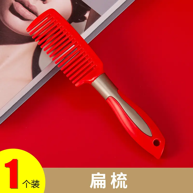 Dark Green Massage Hair Straightener Comb - Image 6