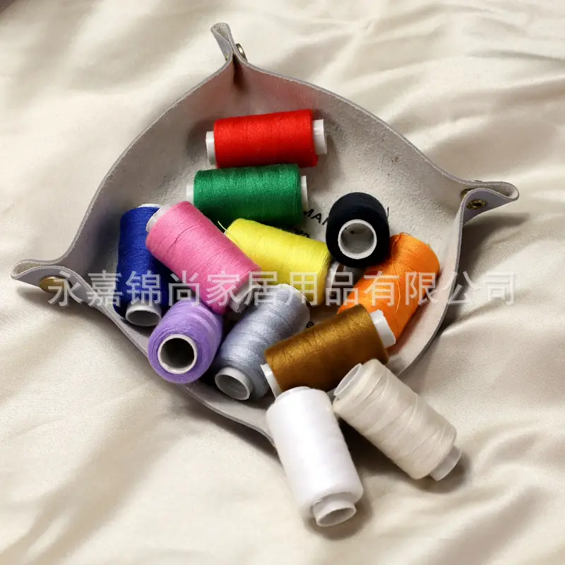 Color 12 color boxed thread household sewing thread 402 thread sewing machine thread hand sewing clothes quilt thread polyester thread