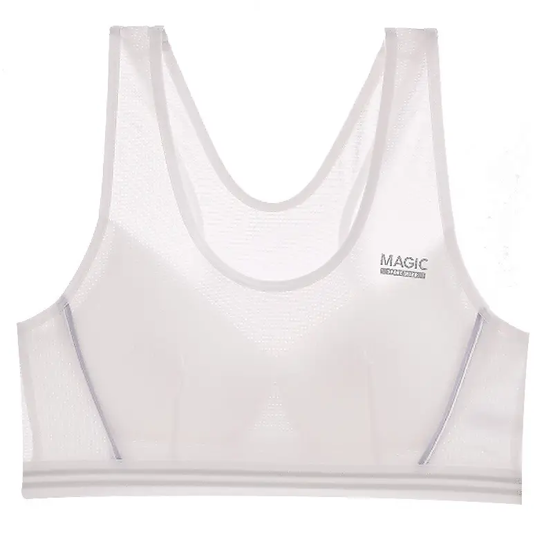 Girls' Bra Puberty Sports Underwear High School Students Junior High School Students Shockproof Vest 13 Years Old 1116