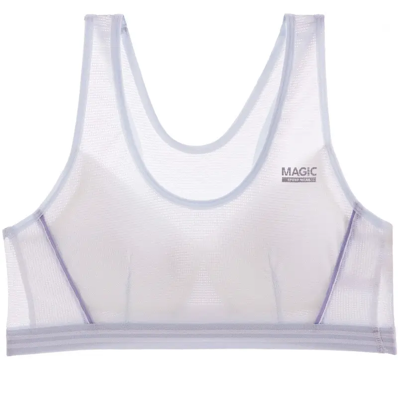 Girls' Bra Puberty Sports Underwear High School Students Junior High School Students Shockproof Vest 13 Years Old 1116