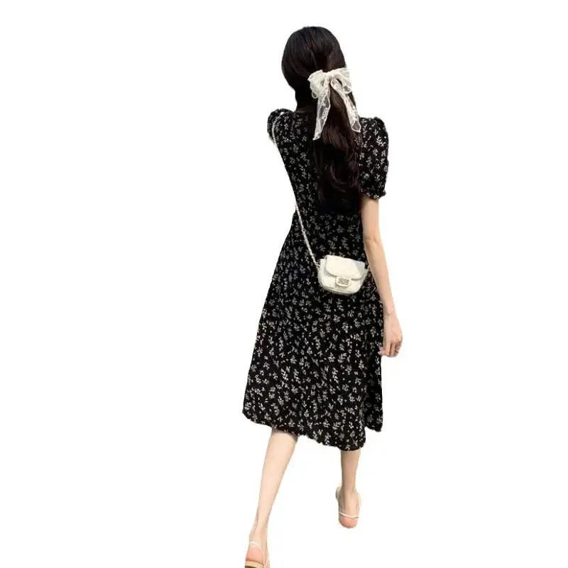 Summer Floral Skirt Dress Petite Medium Length - Image 5