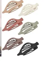 Oval Duckbill Hair Clips Large Grabber Set